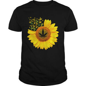 Canabis Weed Sunflower Shirt
